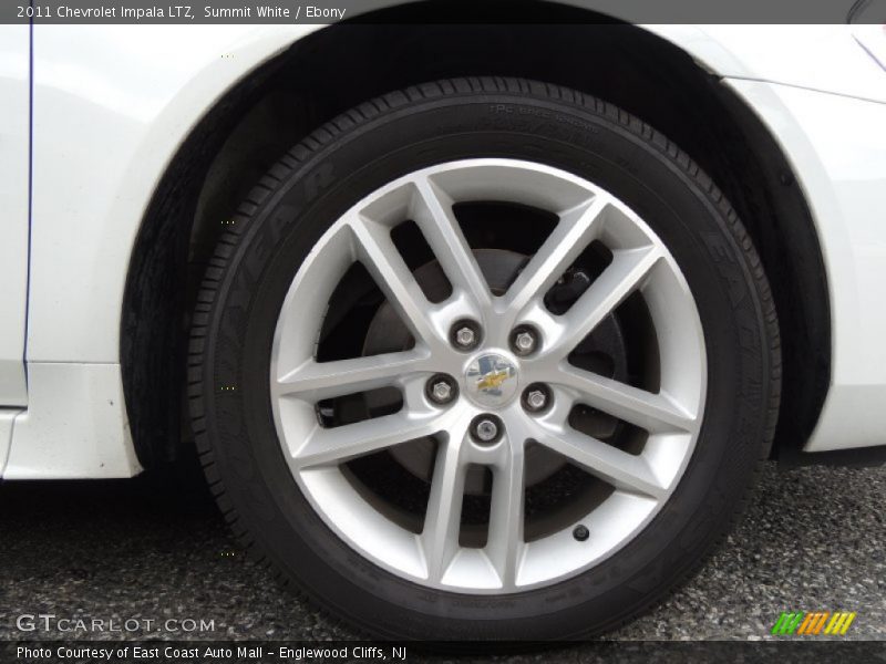 Summit White / Ebony 2011 Chevrolet Impala LTZ