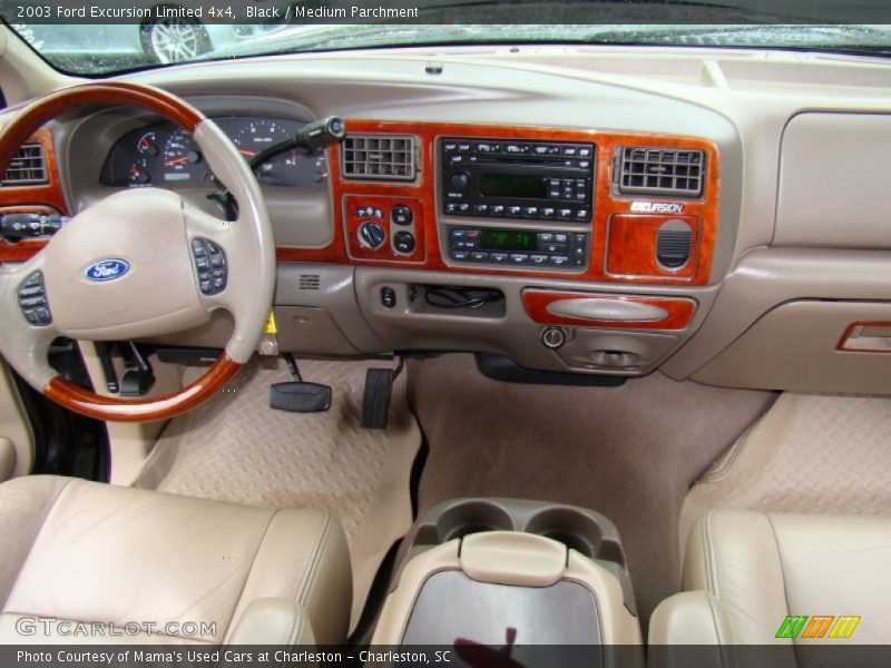 Black / Medium Parchment 2003 Ford Excursion Limited 4x4