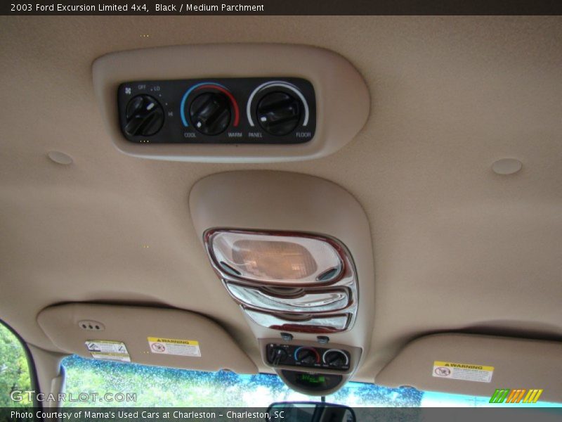 Black / Medium Parchment 2003 Ford Excursion Limited 4x4
