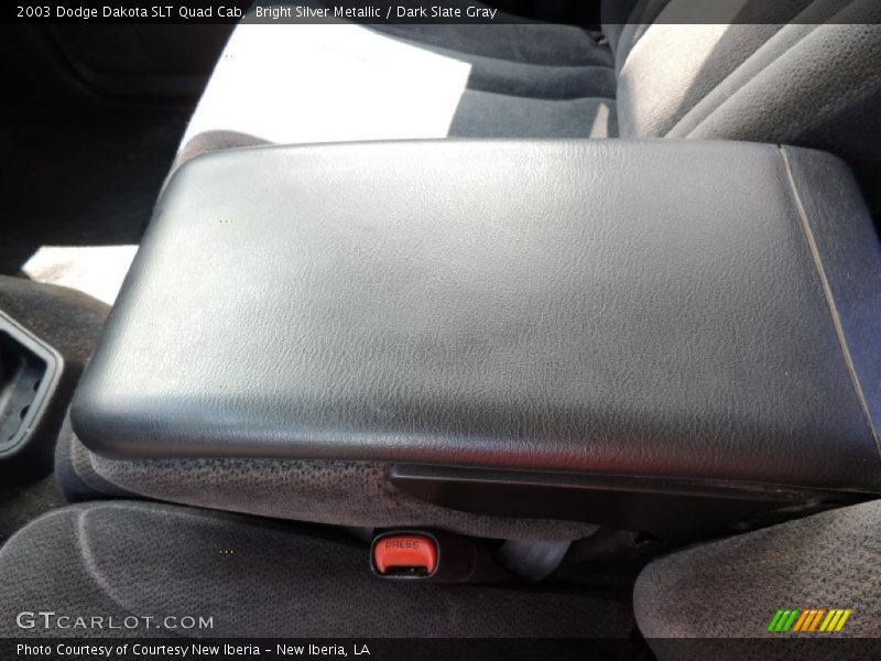 Bright Silver Metallic / Dark Slate Gray 2003 Dodge Dakota SLT Quad Cab