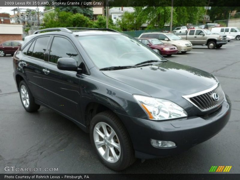 Smokey Granite / Light Gray 2009 Lexus RX 350 AWD