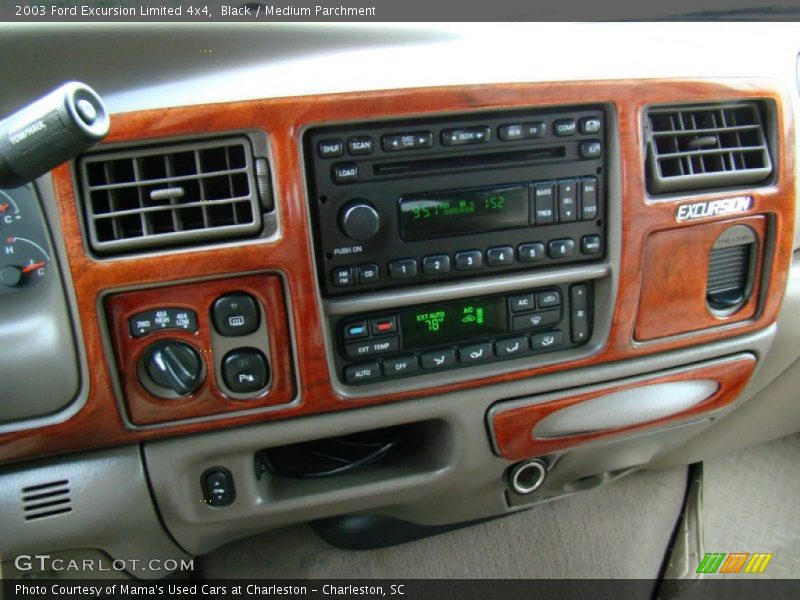 Black / Medium Parchment 2003 Ford Excursion Limited 4x4