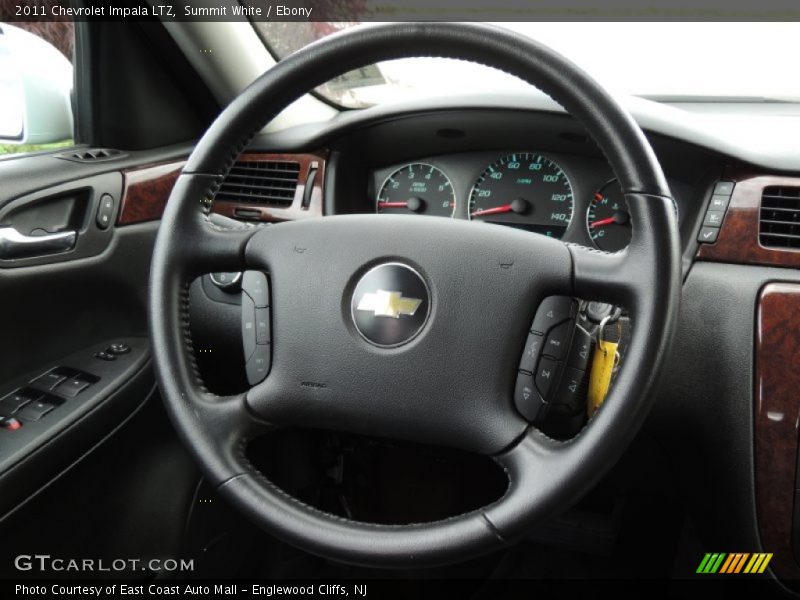Summit White / Ebony 2011 Chevrolet Impala LTZ