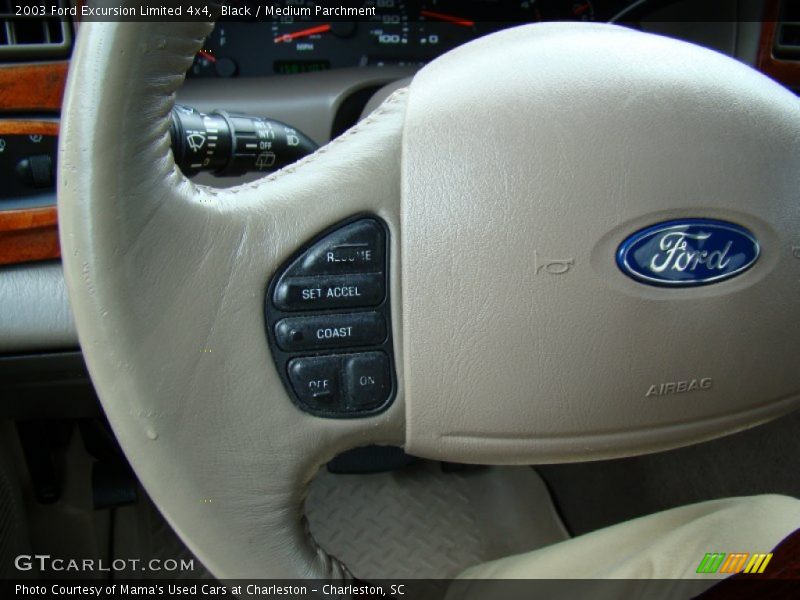 Black / Medium Parchment 2003 Ford Excursion Limited 4x4