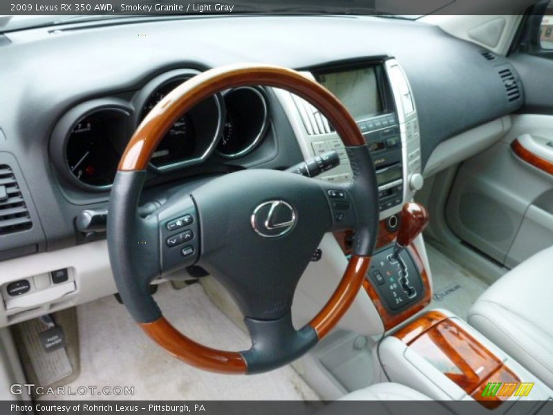 Smokey Granite / Light Gray 2009 Lexus RX 350 AWD
