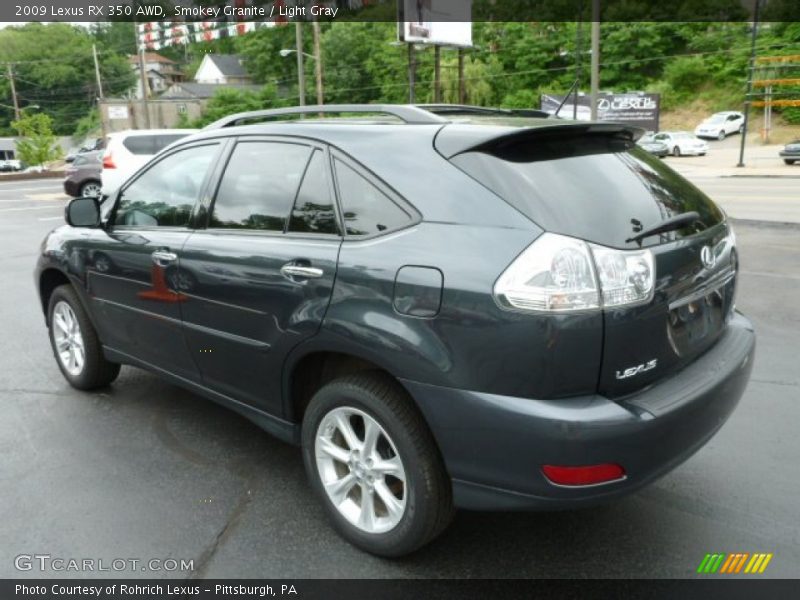 Smokey Granite / Light Gray 2009 Lexus RX 350 AWD