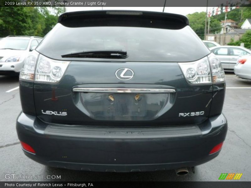 Smokey Granite / Light Gray 2009 Lexus RX 350 AWD