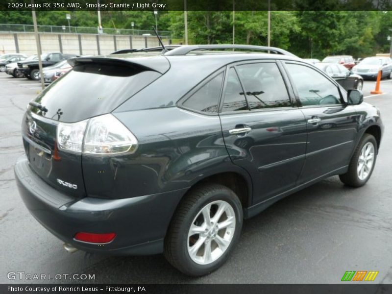 Smokey Granite / Light Gray 2009 Lexus RX 350 AWD