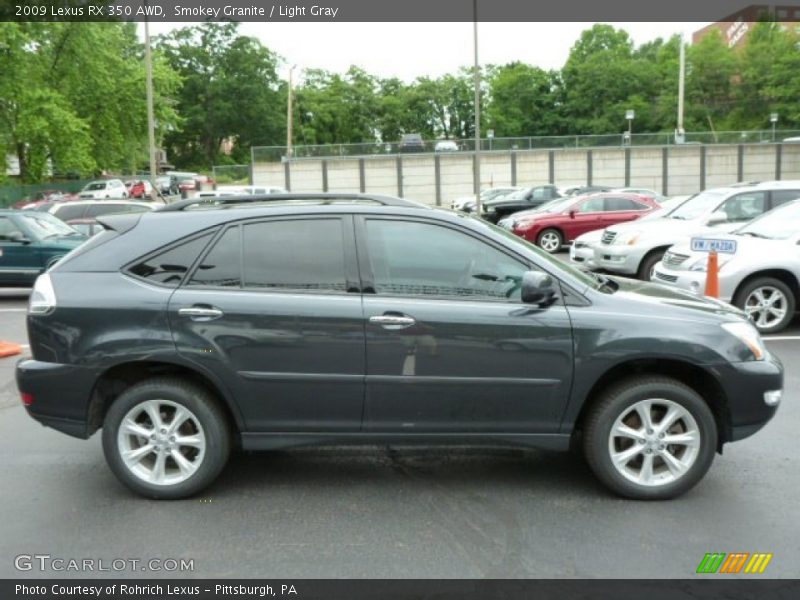 Smokey Granite / Light Gray 2009 Lexus RX 350 AWD