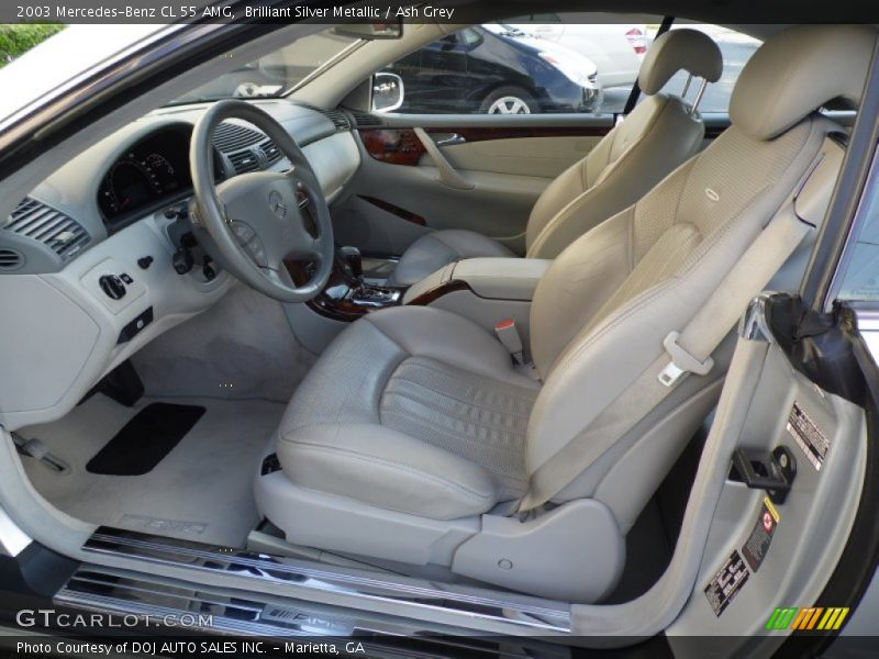 Brilliant Silver Metallic / Ash Grey 2003 Mercedes-Benz CL 55 AMG