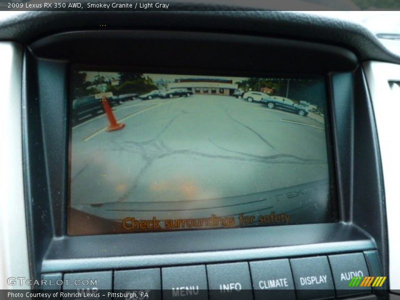 Smokey Granite / Light Gray 2009 Lexus RX 350 AWD