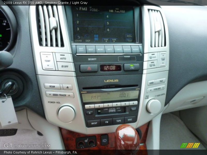 Smokey Granite / Light Gray 2009 Lexus RX 350 AWD