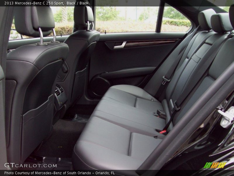 Black / Black 2013 Mercedes-Benz C 250 Sport