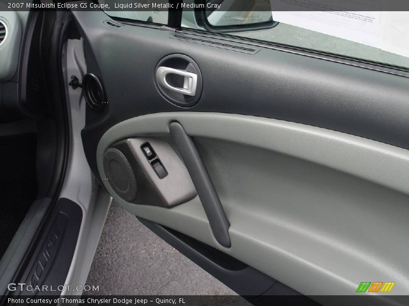 Liquid Silver Metallic / Medium Gray 2007 Mitsubishi Eclipse GS Coupe