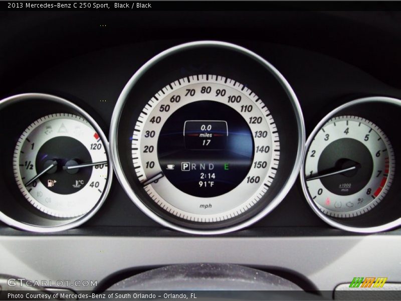 Black / Black 2013 Mercedes-Benz C 250 Sport
