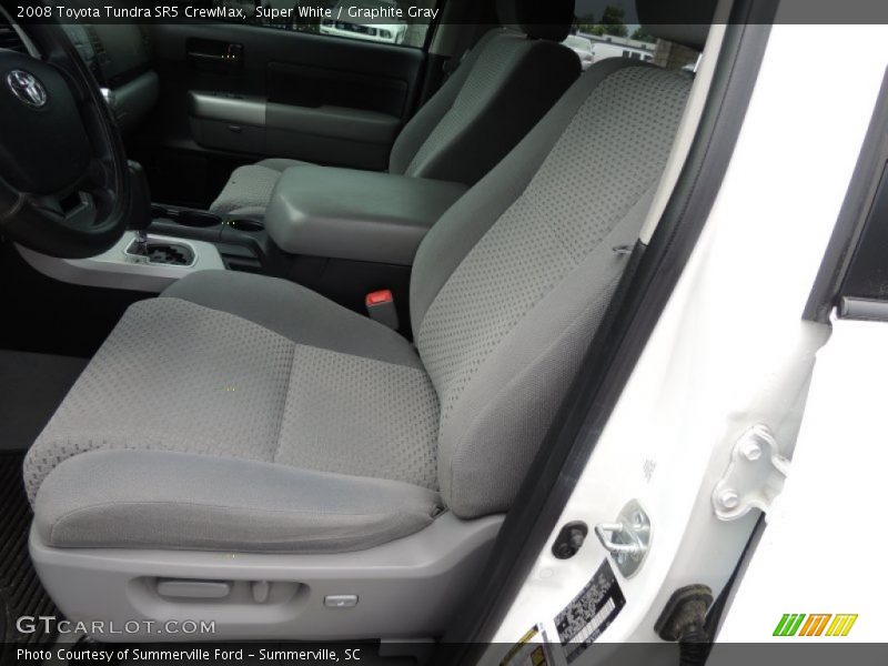 Super White / Graphite Gray 2008 Toyota Tundra SR5 CrewMax