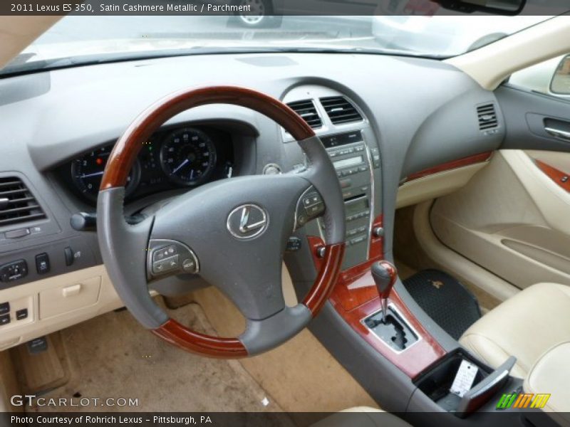 Satin Cashmere Metallic / Parchment 2011 Lexus ES 350