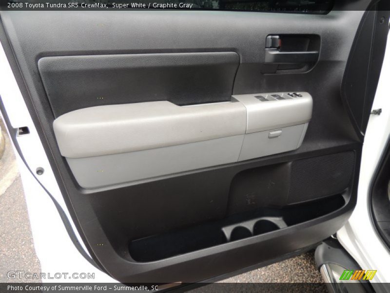 Super White / Graphite Gray 2008 Toyota Tundra SR5 CrewMax