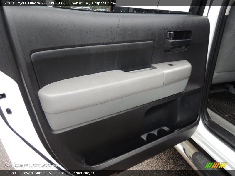 Super White / Graphite Gray 2008 Toyota Tundra SR5 CrewMax