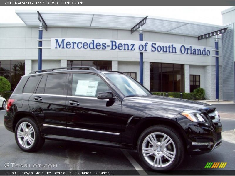 Black / Black 2013 Mercedes-Benz GLK 350