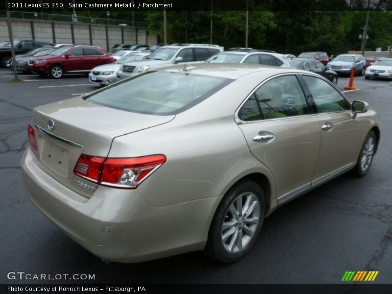 Satin Cashmere Metallic / Parchment 2011 Lexus ES 350