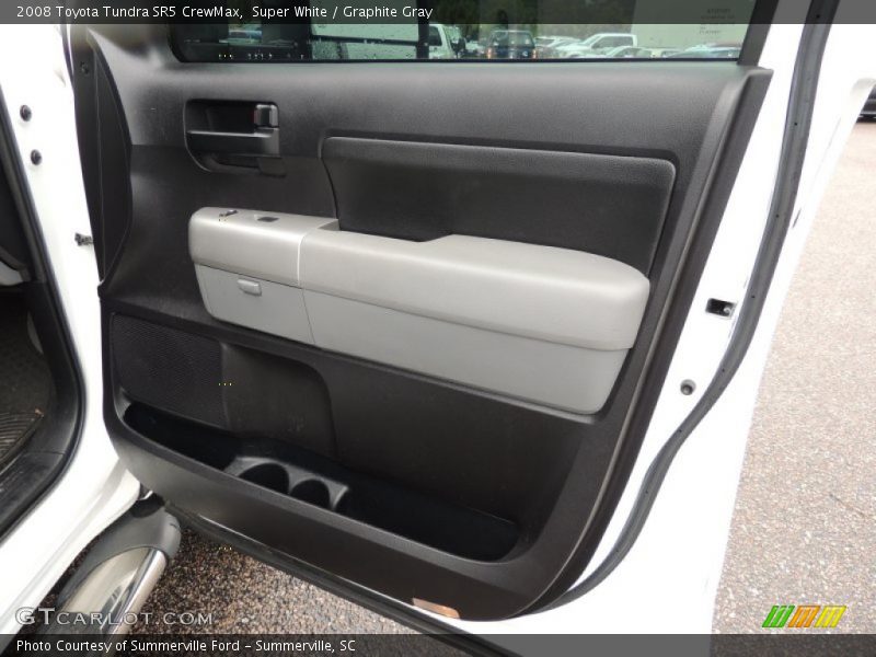 Super White / Graphite Gray 2008 Toyota Tundra SR5 CrewMax