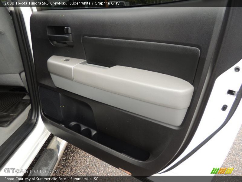Super White / Graphite Gray 2008 Toyota Tundra SR5 CrewMax