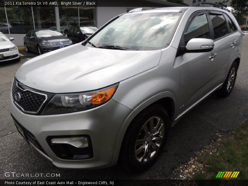 Bright Silver / Black 2011 Kia Sorento SX V6 AWD