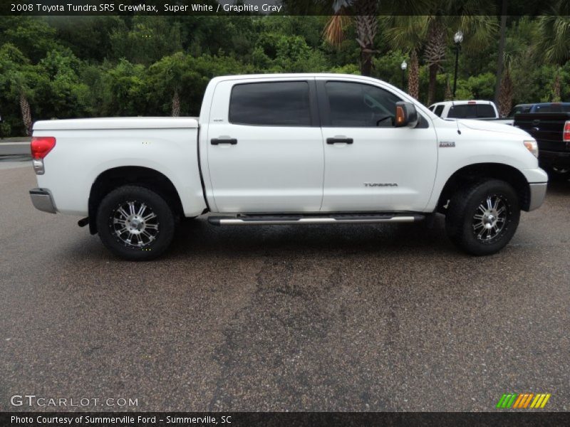 Super White / Graphite Gray 2008 Toyota Tundra SR5 CrewMax