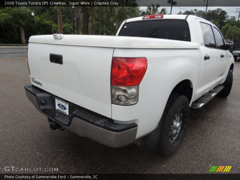 Super White / Graphite Gray 2008 Toyota Tundra SR5 CrewMax