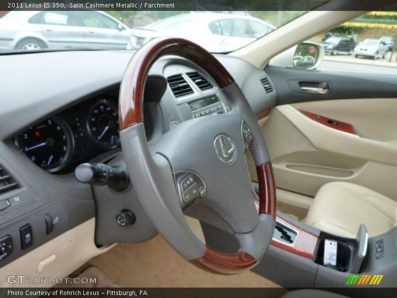 Satin Cashmere Metallic / Parchment 2011 Lexus ES 350