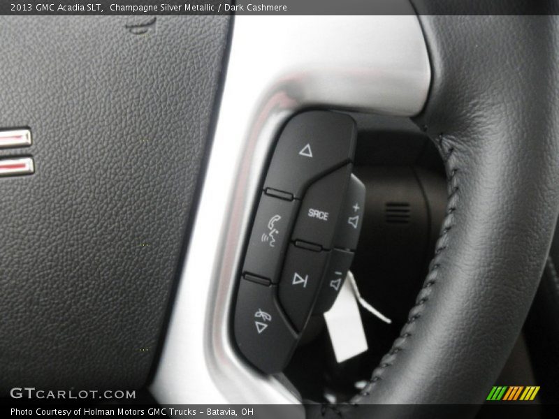 Champagne Silver Metallic / Dark Cashmere 2013 GMC Acadia SLT