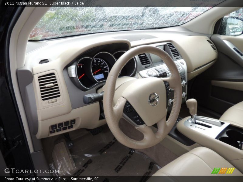 Super Black / Beige 2011 Nissan Murano SL