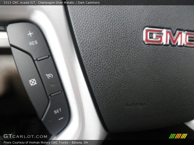 Champagne Silver Metallic / Dark Cashmere 2013 GMC Acadia SLT