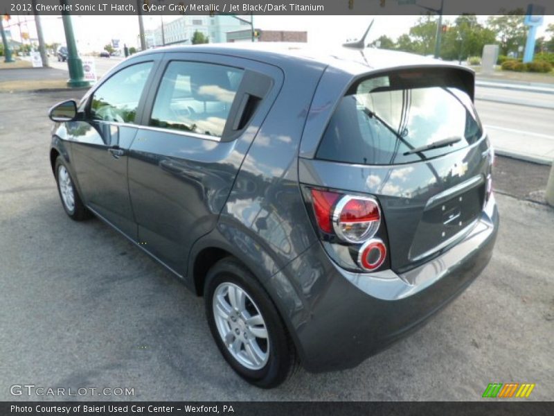 Cyber Gray Metallic / Jet Black/Dark Titanium 2012 Chevrolet Sonic LT Hatch