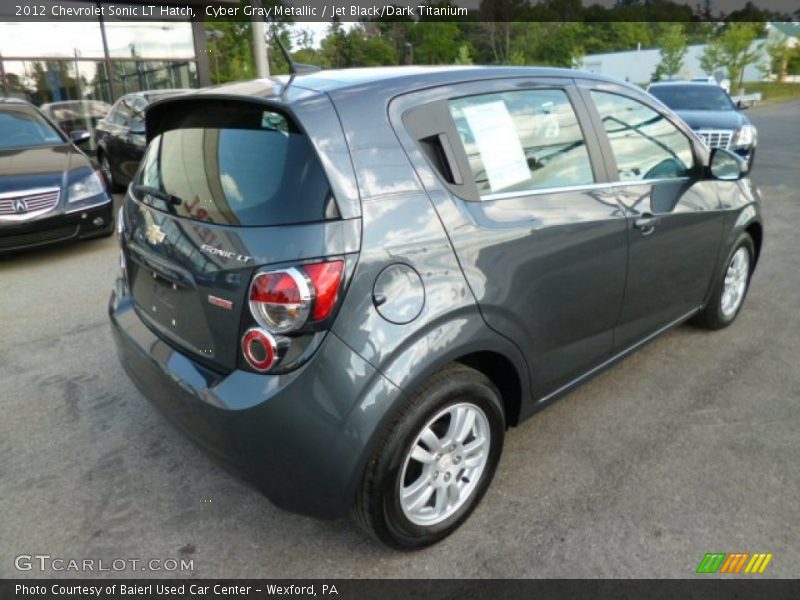Cyber Gray Metallic / Jet Black/Dark Titanium 2012 Chevrolet Sonic LT Hatch