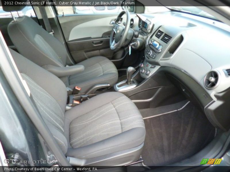 Cyber Gray Metallic / Jet Black/Dark Titanium 2012 Chevrolet Sonic LT Hatch
