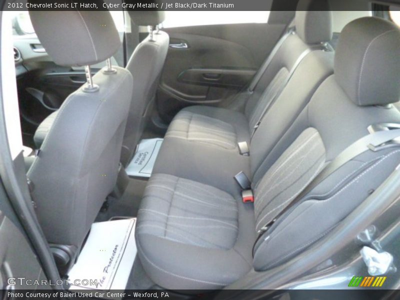 Cyber Gray Metallic / Jet Black/Dark Titanium 2012 Chevrolet Sonic LT Hatch