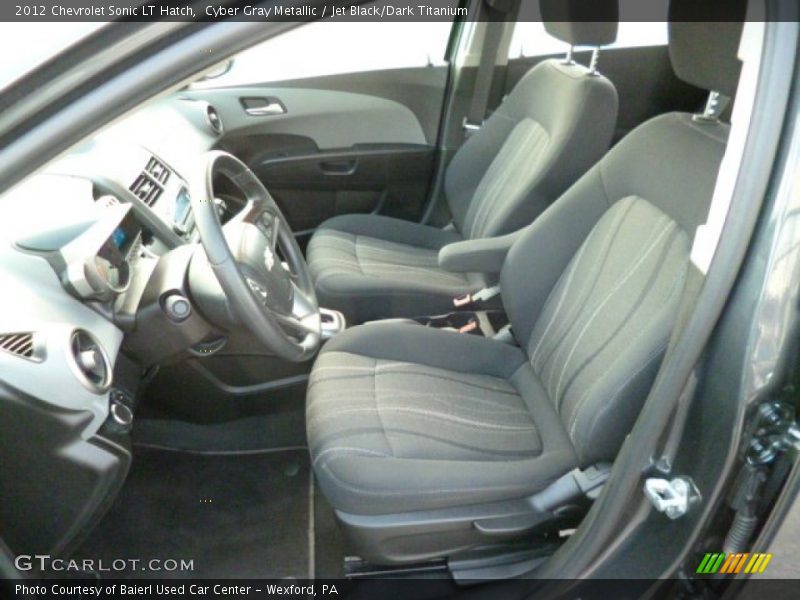 Cyber Gray Metallic / Jet Black/Dark Titanium 2012 Chevrolet Sonic LT Hatch