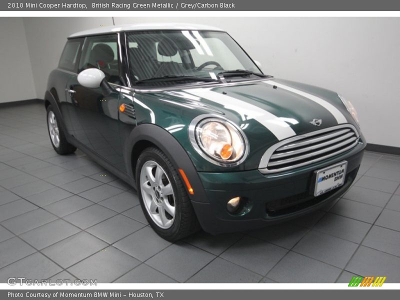 British Racing Green Metallic / Grey/Carbon Black 2010 Mini Cooper Hardtop