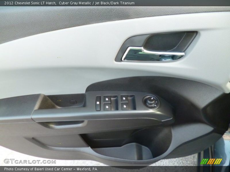 Cyber Gray Metallic / Jet Black/Dark Titanium 2012 Chevrolet Sonic LT Hatch