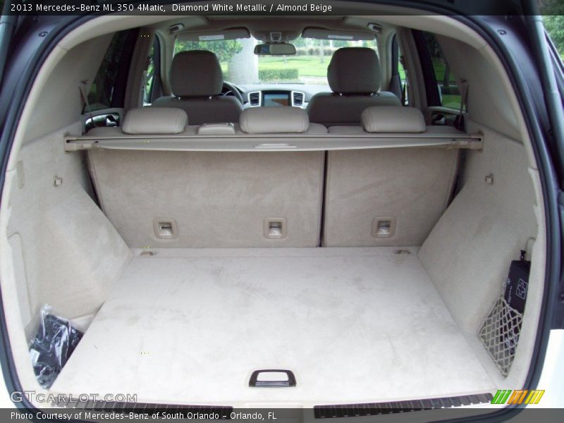 Diamond White Metallic / Almond Beige 2013 Mercedes-Benz ML 350 4Matic