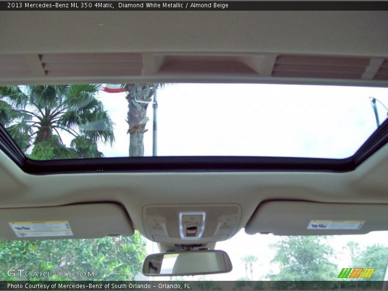 Diamond White Metallic / Almond Beige 2013 Mercedes-Benz ML 350 4Matic