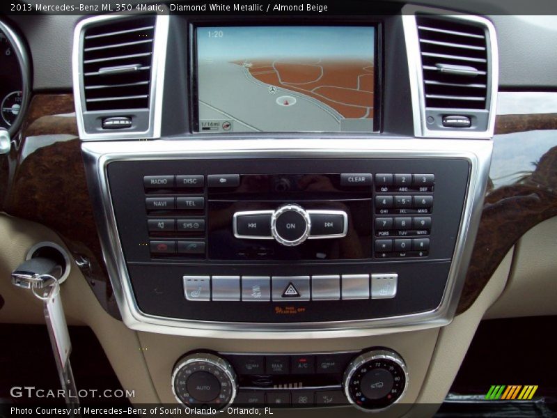 Diamond White Metallic / Almond Beige 2013 Mercedes-Benz ML 350 4Matic
