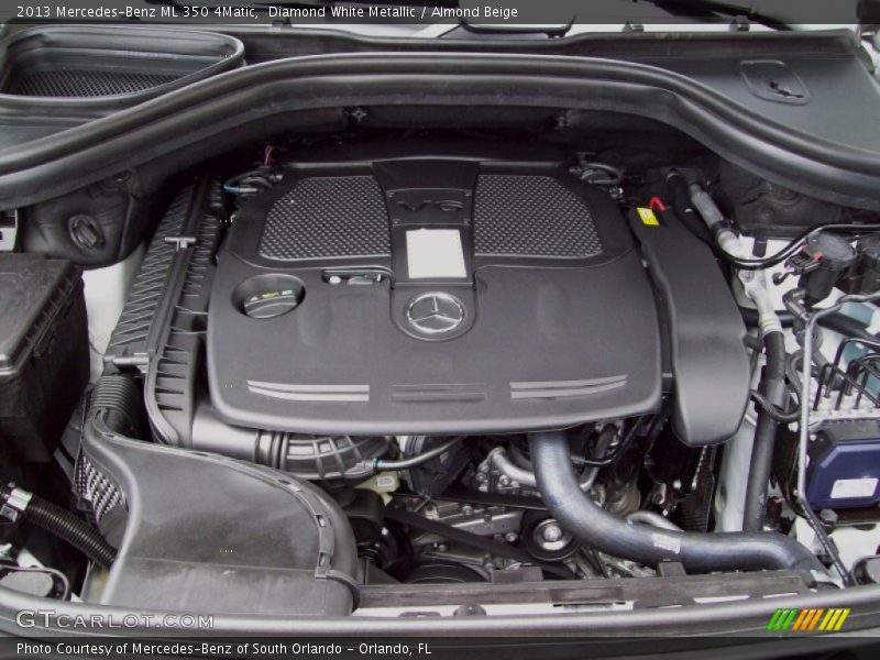 Diamond White Metallic / Almond Beige 2013 Mercedes-Benz ML 350 4Matic