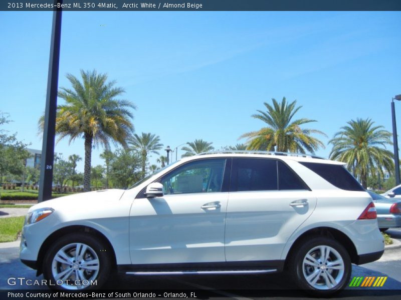 Arctic White / Almond Beige 2013 Mercedes-Benz ML 350 4Matic