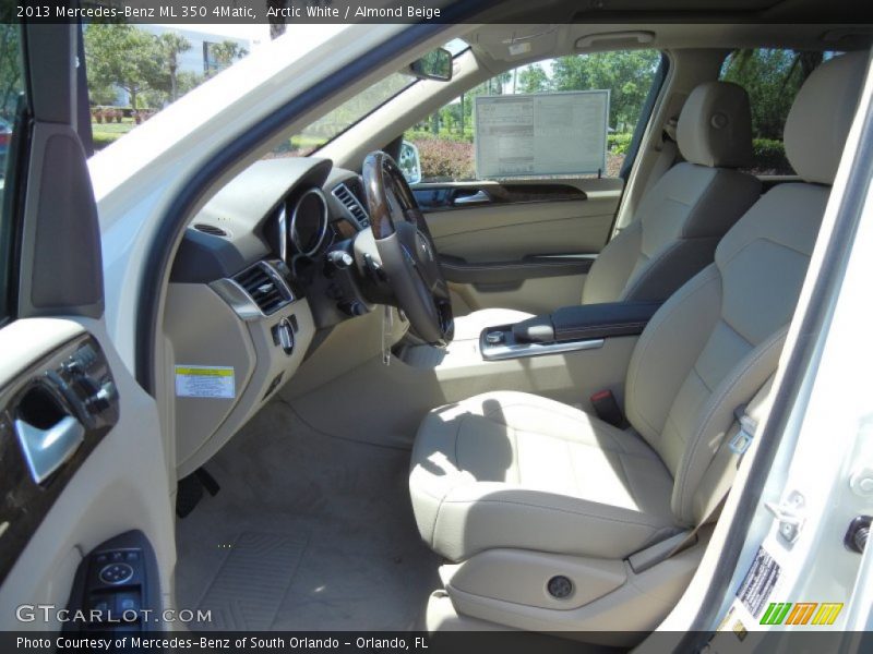 Arctic White / Almond Beige 2013 Mercedes-Benz ML 350 4Matic