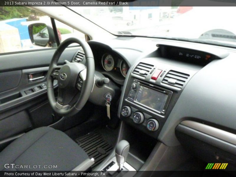 Camellia Red Pearl / Black 2013 Subaru Impreza 2.0i Premium 5 Door