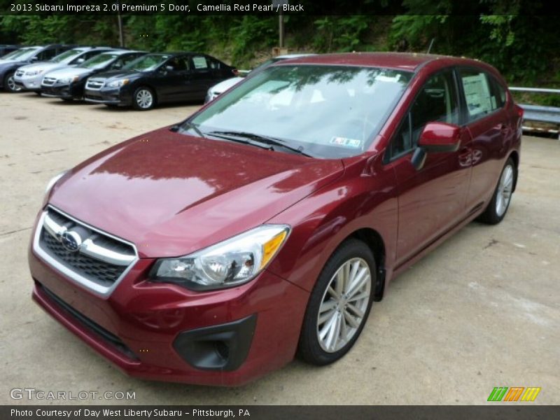 Camellia Red Pearl / Black 2013 Subaru Impreza 2.0i Premium 5 Door