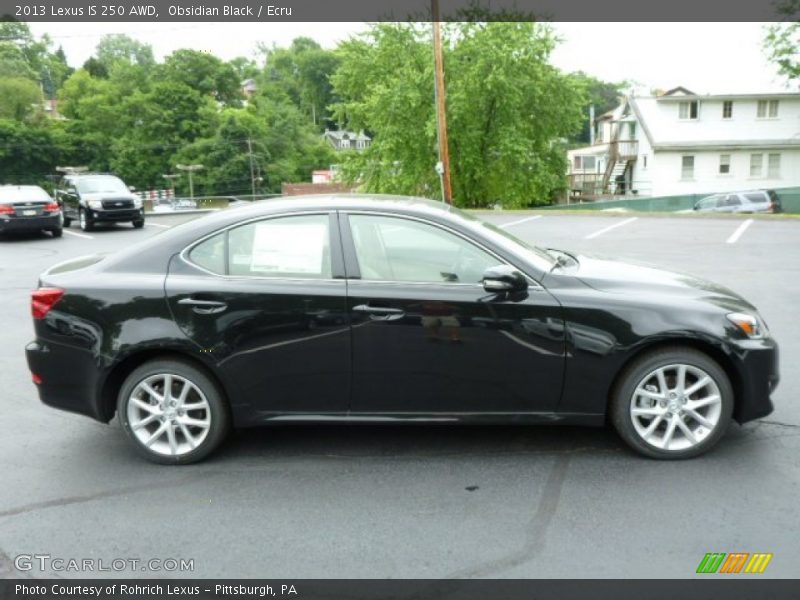 Obsidian Black / Ecru 2013 Lexus IS 250 AWD